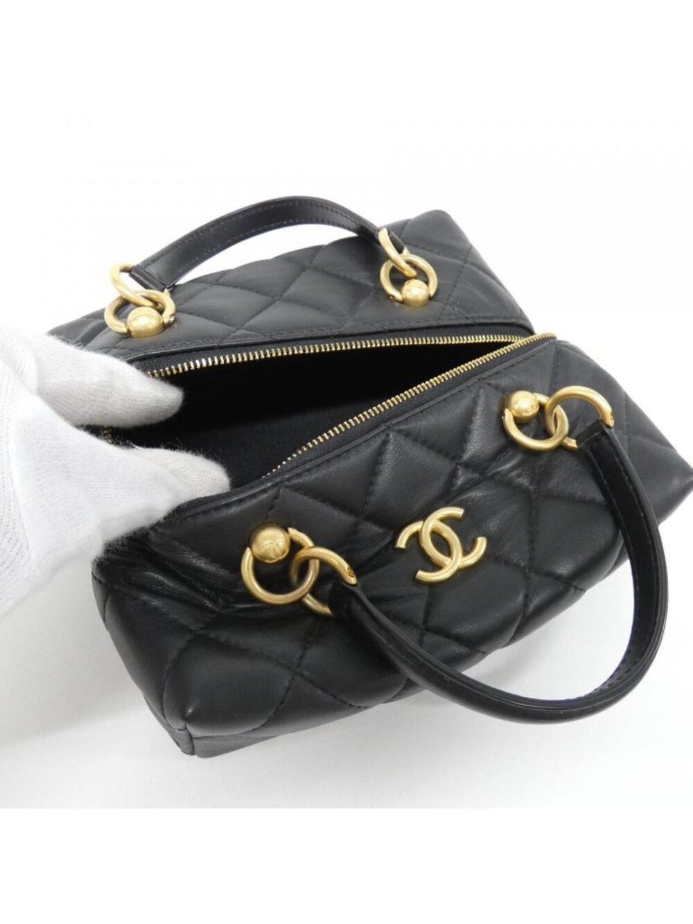 Chanel Bag Handbag Black - Picture 8 of 9